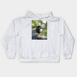 Red-tailed Black Cockatoo Kids Hoodie